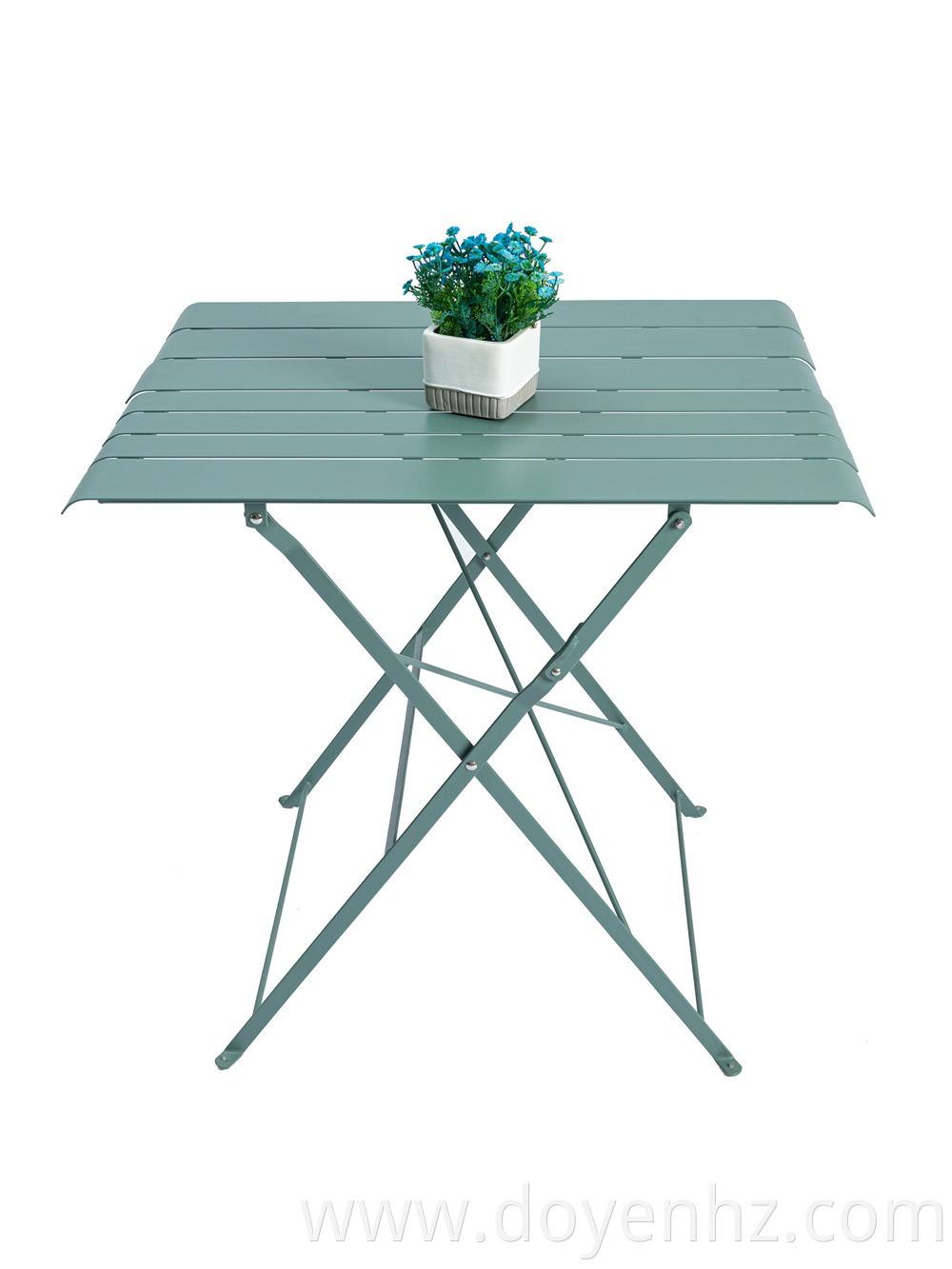 Metal Folding Rectangle Patio Table